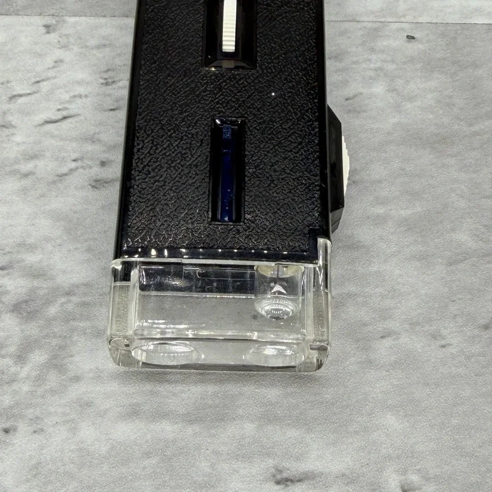 Vintage Silver Burdett Illuminated 30X Pocket Microscope Case Box *Tested *Works